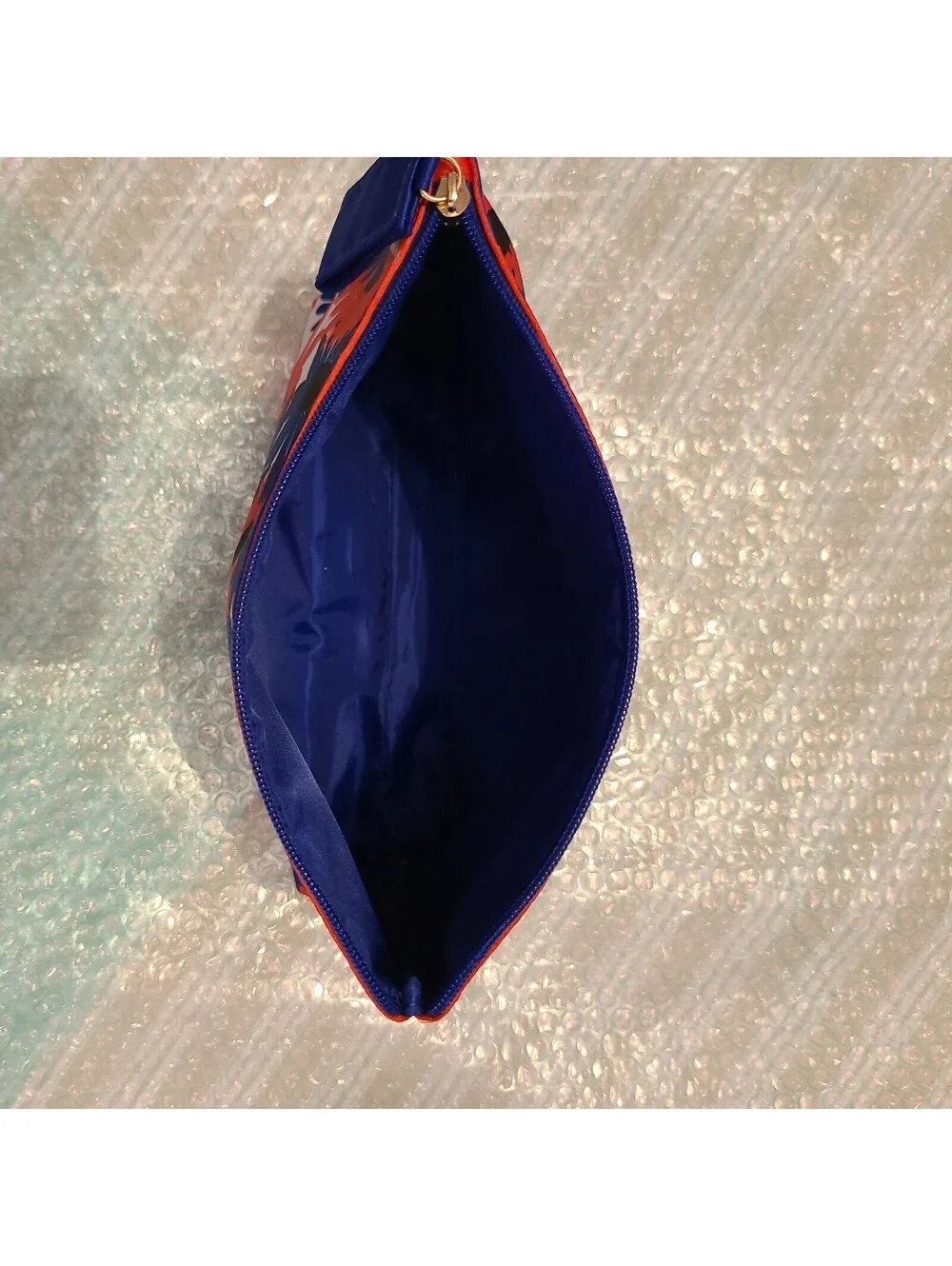 Estee Lauder Blue and Red Makeup Cosmetic Bag Case